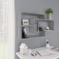 vidaXL Estantería de pared contrachapada gris Sonoma 104x20x58,5 cm vidaXL Estantería de pared contrachapada gris Sonoma 104x20x58,5 cm