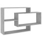 vidaXL Estantería de pared contrachapada gris Sonoma 104x20x58,5 cm vidaXL Estantería de pared contrachapada gris Sonoma 104x20x58,5 cm