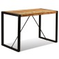 vidaXL Mesa de comedor de madera maciza reciclada 120 cm vidaXL Mesa de comedor de madera maciza reciclada 120 cm