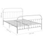 vidaXL Estructura de cama de metal blanco 120x200 cm vidaXL Estructura de cama de metal blanco 120x200 cm