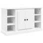 vidaXL Aparador de madera contrachapada blanco 100x35,5x60 cm vidaXL Aparador de madera contrachapada blanco 100x35,5x60 cm