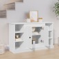 vidaXL Aparador de madera contrachapada blanco 100x35,5x60 cm vidaXL Aparador de madera contrachapada blanco 100x35,5x60 cm