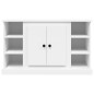 vidaXL Aparador de madera contrachapada blanco 100x35,5x60 cm vidaXL Aparador de madera contrachapada blanco 100x35,5x60 cm