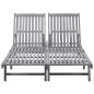 vidaXL Tumbona para 2 personas madera maciza de acacia vidaXL Tumbona para 2 personas madera maciza de acacia