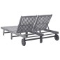 vidaXL Tumbona para 2 personas madera maciza de acacia vidaXL Tumbona para 2 personas madera maciza de acacia