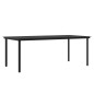 vidaXL Set comedor de jardín 7 pzas y cojines ratán sintético y vidrio vidaXL Set comedor de jardín 7 pzas y cojines ratán sintético y vidrio