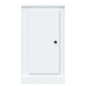 vidaXL Aparadores 2 uds madera contrachapada blanco 37,5x35,5x67,5 cm