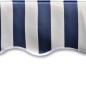 vidaXL Toldo de lona azul y blanco 6x3 m (sin estructura) vidaXL Toldo de lona azul y blanco 6x3 m (sin estructura)