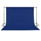 vidaXL Telón de fondo de algodón azul 500x300 cm clave de croma vidaXL Telón de fondo de algodón azul 500x300 cm clave de croma