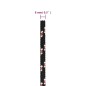 vidaXL Cuerda de barco polipropileno negra 8 mm 50 m