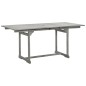 vidaXL Mesa de comedor jardín madera maciza acacia (120-170)x80x75 cm vidaXL Mesa de comedor jardín madera maciza acacia (120-170)x80x75 cm