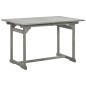 vidaXL Mesa de comedor jardín madera maciza acacia (120-170)x80x75 cm vidaXL Mesa de comedor jardín madera maciza acacia (120-170)x80x75 cm