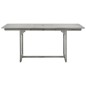 vidaXL Mesa de comedor jardín madera maciza acacia (120-170)x80x75 cm vidaXL Mesa de comedor jardín madera maciza acacia (120-170)x80x75 cm