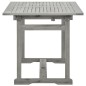 vidaXL Mesa de comedor jardín madera maciza acacia (120-170)x80x75 cm vidaXL Mesa de comedor jardín madera maciza acacia (120-170)x80x75 cm