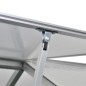 vidaXL Invernadero de aluminio reforzado con marco base 4,6 m² vidaXL Invernadero de aluminio reforzado con marco base 4,6 m²
