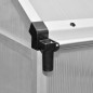 vidaXL Invernadero de aluminio reforzado con marco base 4,6 m² vidaXL Invernadero de aluminio reforzado con marco base 4,6 m²