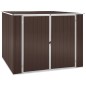 vidaXL Cobertizo de jardín acero galvanizado marrón 195x198x159 cm vidaXL Cobertizo de jardín acero galvanizado marrón 195x198x159 cm