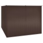 vidaXL Cobertizo de jardín acero galvanizado marrón 195x198x159 cm vidaXL Cobertizo de jardín acero galvanizado marrón 195x198x159 cm