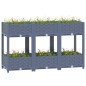 vidaXL Arriate polipropileno 120x40x71 cm vidaXL Arriate polipropileno 120x40x71 cm