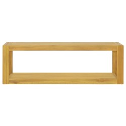 vidaXL Armario de baño de pared madera maciza de teca 110x45x35 cm