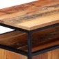 vidaXL Aparador de madera maciza reciclada y acero 60x35x76 cm