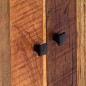 vidaXL Aparador de madera maciza reciclada y acero 60x35x76 cm