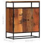 vidaXL Aparador de madera maciza reciclada y acero 60x35x76 cm