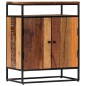 vidaXL Aparador de madera maciza reciclada y acero 60x35x76 cm