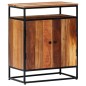 vidaXL Aparador de madera maciza reciclada y acero 60x35x76 cm