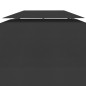 vidaXL Toldo de cenador 2 niveles 310 g/m² 4x3 m negro vidaXL Toldo de cenador 2 niveles 310 g/m² 4x3 m negro