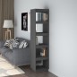 vidaXL Estantería/divisor de espacios madera pino gris 40x35x167 cm vidaXL Estantería/divisor de espacios madera pino gris 40x35x167 cm
