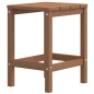vidaXL Mesa de jardín Adirondack HDPE marrón 38x38x46 cm vidaXL Mesa de jardín Adirondack HDPE marrón 38x38x46 cm