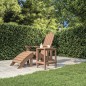 vidaXL Mesa de jardín Adirondack HDPE marrón 38x38x46 cm vidaXL Mesa de jardín Adirondack HDPE marrón 38x38x46 cm