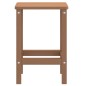 vidaXL Mesa de jardín Adirondack HDPE marrón 38x38x46 cm vidaXL Mesa de jardín Adirondack HDPE marrón 38x38x46 cm