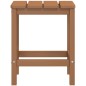 vidaXL Mesa de jardín Adirondack HDPE marrón 38x38x46 cm vidaXL Mesa de jardín Adirondack HDPE marrón 38x38x46 cm