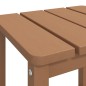 vidaXL Mesa de jardín Adirondack HDPE marrón 38x38x46 cm vidaXL Mesa de jardín Adirondack HDPE marrón 38x38x46 cm