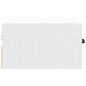 vidaXL Mesitas de noche de pared 2 uds blanco 35x35x20 cm