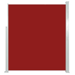 vidaXL Toldo lateral retráctil 160x500 cm rojo