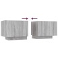 vidaXL Mueble de TV madera contrachapada gris Sonoma 100x35x40 cm vidaXL Mueble de TV madera contrachapada gris Sonoma 100x35x40 cm
