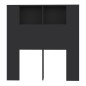 vidaXL Mueble cabecero negro 100x18,5x104,5 cm vidaXL Mueble cabecero negro 100x18,5x104,5 cm
