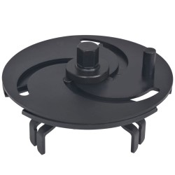 vidaXL Llave para tapa de tanque de combustible 3 garras 89-170mm