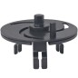 vidaXL Llave para tapa de tanque de combustible 3 garras 89-170mm