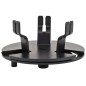 vidaXL Llave para tapa de tanque de combustible 3 garras 89-170mm