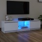 vidaXL Mueble para TV con luces LED blanco 140x40x35,5 cm vidaXL Mueble para TV con luces LED blanco 140x40x35,5 cm