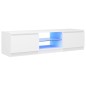 vidaXL Mueble para TV con luces LED blanco 140x40x35,5 cm vidaXL Mueble para TV con luces LED blanco 140x40x35,5 cm