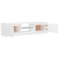 vidaXL Mueble para TV con luces LED blanco 140x40x35,5 cm vidaXL Mueble para TV con luces LED blanco 140x40x35,5 cm