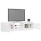 vidaXL Mueble para TV con luces LED blanco 140x40x35,5 cm vidaXL Mueble para TV con luces LED blanco 140x40x35,5 cm