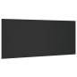 vidaXL Cabecero de cama madera contrachapada negro 200x1,5x80 cm vidaXL Cabecero de cama madera contrachapada negro 200x1,5x80 cm