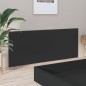vidaXL Cabecero de cama madera contrachapada negro 200x1,5x80 cm vidaXL Cabecero de cama madera contrachapada negro 200x1,5x80 cm