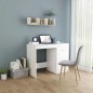 vidaXL Escritorio de madera contrachapada blanco 100x50x76 cm vidaXL Escritorio de madera contrachapada blanco 100x50x76 cm